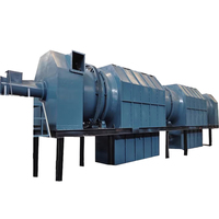 Petit four de carbonisation continu pour biochar, machine de production de charbon de biomasse, machine de fabrication de briquettes de charbon de bois
