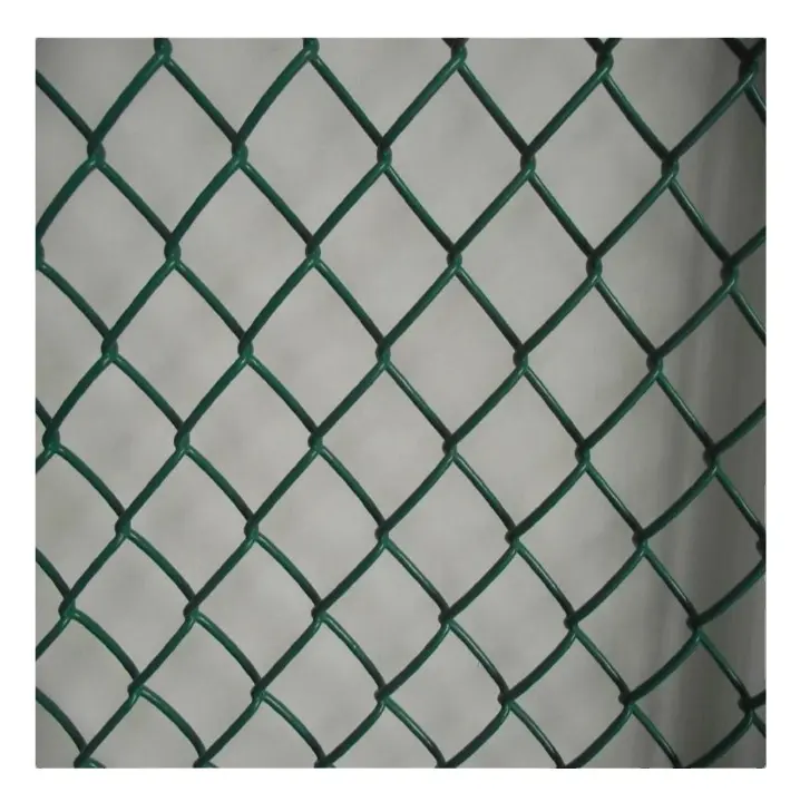 High Quality Link Fences Using Galvanized And Pvc Coated Diamond-shaped Cyclone Wire Chains