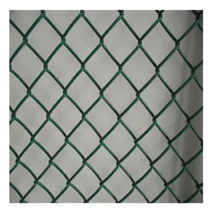 High quality link fences using galvanized and Pvc coated diamond-shaped cyclone wire chains