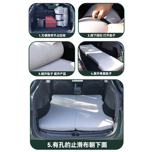 <b>Camping</b> Car Folding Foam Mat 60mm Thick Gray Non Slip Portable Outdoor Rectangle Mattress For 1.0m <b>Bed</b> - Product Image 4
