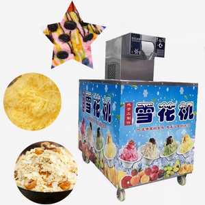 Máquina Comercial de Hielo Raspado de Acero Inoxidable 304 de Alta Calidad para Crema, Leche y Copos de Nieve - Product Image 4