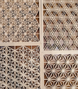 Esthétique traditionnelle Technique de travail du bois consistant <span class=keywords><strong>à</strong></span> assembler des pièces de bois Kumiko <span class=keywords><strong>à</strong></span> l'aide de cadeaux faits <span class=keywords><strong>à</strong></span> <span class=keywords><strong>la</strong></span> <span class=keywords><strong>main</strong></span> <span class=keywords><strong>à</strong></span> <span class=keywords><strong>la</strong></span> mortaise - Product Image 6