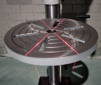 Perceuse de table de précision de haute qualité avec moteur et engrenages pour le travail du bois et le micro-perçage du métal, 1 kW max, 16 mm