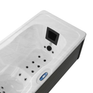 อ่างน้ำร้อนกลางแจ้งแบบโมเดิร์น1คนพร้อมตัวเครื่องอะคริลิก30ตัวเครื่องนวดสปาสุดหรูสำหรับใช้ในวิลล่า - Product Image 4