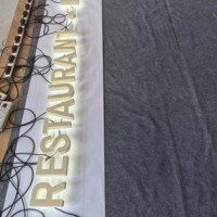 Letras Retroiluminadas LED de Acero Inoxidable 316 Pintadas de 30 mm de Espesor, Calidad Premium, para Señalización Personalizada Interior/Exterior
