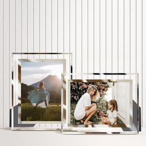 Wholesale Creative Crystal Photo <b>Frame</b> 4x6 5x7 6x8 Inch A4 Patent Certificate <b>Frame</b> Bedside Transparent Glass Photo <b>Frame</b> - Product Image 2