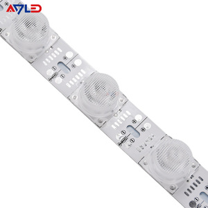 Rigidly led bar 24V SMD3030 Edgelight Bar with Lens 15*45 Degree for 80-200mm Depth Single Side Light Box Advertising Signage - Product Image 1