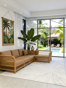 โรงงานพรมวิลตัน ผลิตพรมปูพื้นโพลีเอสเตอร์ผสมปอกระเจาแบบสั่งทำพิเศษด้วยเครื่องจักร - Product Image 2