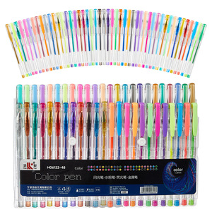 Stylo <span class=keywords><strong>gel</strong></span> pailleté couleur unie U+ pour étudiants, bureau, école, peinture, prise de notes, fluorescent spécial, anti-décoloration, non toxique, vente en gros - Product Image 3
