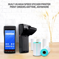 PDA industriel Android 13.0 haute définition 2D, scanner de codes-barres portable 5,5 pouces avec NFC RFID WIFI 4G IP68 CPU 16 Go 4 Go en stock