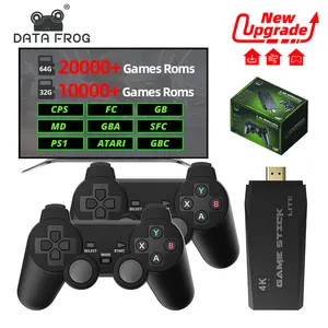 Data Frog M8 20000 Game Stick 4K Retro console de jogos sem fio para PS1/SENS Y3 Lite Tv Stick videogames