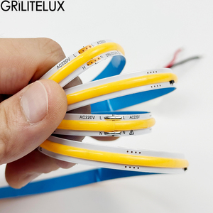 Tira de Luz LED COB Ultra Brillante, Alimentada por Corriente Alterna, 110V 220V, Súper Brillante, CRI90, Cinta Flexible Tipo Cuerda - Product Image 2