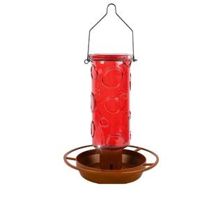 ที่ให้อาหารนกแบบแก้ว รุ่น TJ-012 ทรงกลม ขนาดเล็ก ทนทาน สำหรับใช้ในสวนกลางแจ้ง - Product Image 1