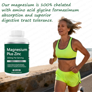 OEM แมกนีเซียมแคปซูลแบบ3-in-1ที่ซับซ้อน225มก. แมกนีเซียมสำหรับรองรับการดูดซึม - Product Image 3