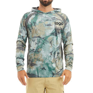 เสื้อตกปลาแขนยาวปี 2025 คุณภาพสูง พิมพ์ลายแบบซับลิเมชั่น ป้องกันแสงแดด UPF 50 ระบายอากาศ กันน้ำ แห้งเร็ว - Product Image 1