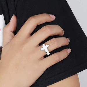 Fashion Jewelry <b>Ring</b> For Women Fine Jewelry <b>Ring</b> Stainless Steel Jewelry <b>Ring</b> Gold Plated Jewelry Engagement <b>Ring</b> <b>Cross</b> Style - Product Image 2