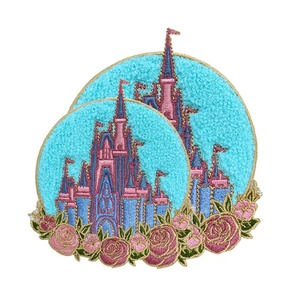 Wholesale Heat <strong>Transfer</strong> 3d Logo Big Letter <strong>Embroidery</strong> Patch Iron on Chenille Patches for Garment - Product Image 1