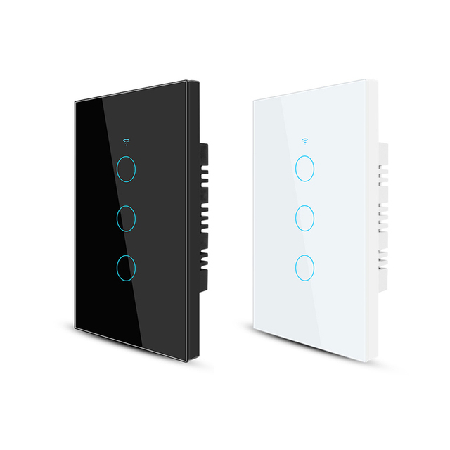 New Design Smart Home With Rf433 Compatible Tuya App Remote Control Smart Wifi Touch Switch