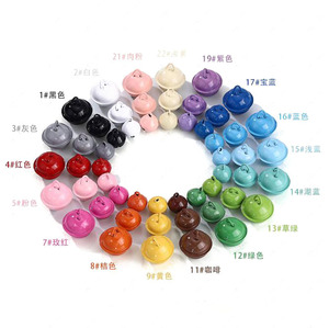 JS1499 Pendentifs à breloques multicolores en émail coloré pour porte-clés, bijoux, décoration de Noël - Product Image 6