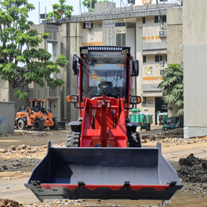 New Mini <b>Wheel</b> Loader 0.8ton 1.5 Ton Capacities <b>Small</b> Front Bucket Loader Essential Components-Motor Engine Bearing Pump Gearbox - Product Image 1