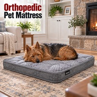 Matelas orthopédique pour chien en gros avec hauteur totale de 8 cm et noyau en fibre de coco naturelle pour les commandes de fournitures de détail pour animaux de compagnie