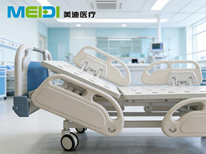 <span class=keywords><strong>Lit</strong></span> médical à manivelle simple pour les soins <span class=keywords><strong>de</strong></span> santé et les soins aux personnes âgées - Product Image 6