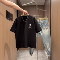 Vêtements pour hommes de luxe léger, nouvelle collection été 2025, marque tendance, vente chaude, respirant, imprimé dessin animé, cool, élégant, décontracté, court