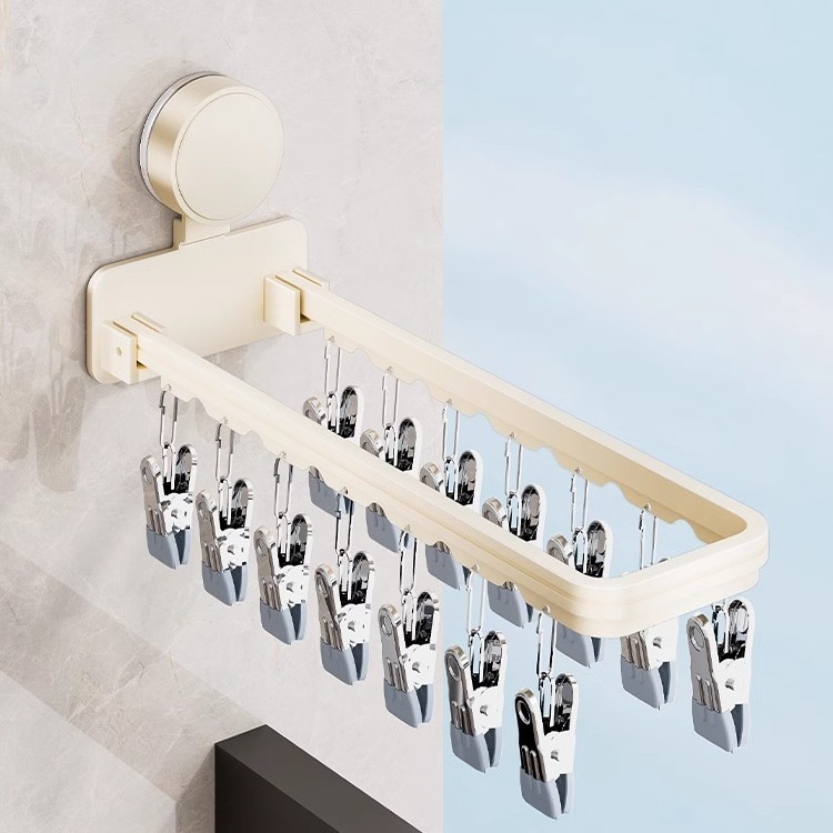 Suction cup sock clip (milky white)