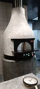 Oven Pemanggang Pizza Otomatis Komersial, Oven Putar Listrik Gas untuk Pizzeria, untuk Penggunaan Toko Roti, Jagung, Kacang, Kedelai - Product Image 4