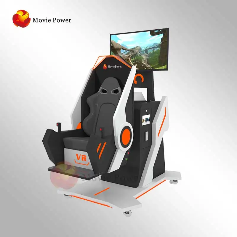 Filme Poder VR Realidade Virtual Arcade Parque Fornecedor 9d Cinema Reboque vr VR 360 Simulador De Vôo Jogo de Tiro de Movimento Total