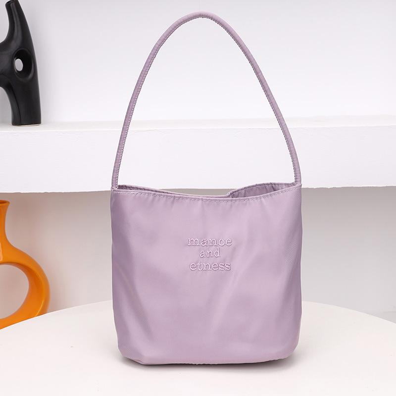 Sac simple violet clair [Deux modèles avec lettrage aléatoire]