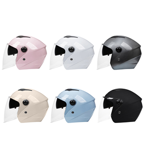 <span class=keywords><strong>Casque</strong></span> de <span class=keywords><strong>moto</strong></span> électrique à double miroir 4/3, <span class=keywords><strong>casque</strong></span> de sécurité pour hommes et femmes - Product Image 2