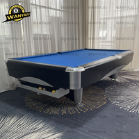 Table de billard de style américain de qualité commerciale, robuste, 8 pieds, 9 pieds, pour bar, club, tournoi