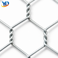 Grillage hexagonal galvanisé pour élevage avicole, cage à lapins, poulailler, clôture de jardin et travaux d'installation