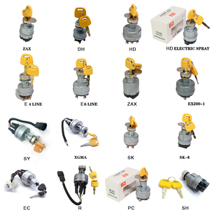 Repuestos para Excavadoras, Interruptor de Encendido para Montacargas Heli JK411 Hangzhou Liugong Lonking Tailift <span class=keywords><strong>2345</strong></span> Toneladas, Llave para Cerradura Eléctrica de Puerta - Product Image 6