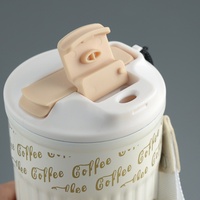 Nouveauté 2026 – Tasses à café isothermes personnalisées avec logo, 420 ml, à double paroi sous vide, avec couvercle anti-fuite – Vente en gros
