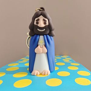 Creative Angel Little Girl Keychain Cartoon Plastic Doll Pendant <b>Key</b> Chain <b>Ring</b> Backpack <b>Car</b> Ornament Gift Wholesale - Product Image 2