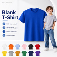 T-shirt Enfant Personnalisable avec Logo, Coton Peigné Biologique, Uni, Service d'Impression Uniforme Scolaire, Usine OEM