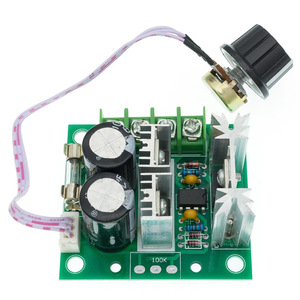 Controlador de Velocidad de Motor DC PWM 12V 48V 10A con Perilla Externa para Uso Universal - Product Image 4