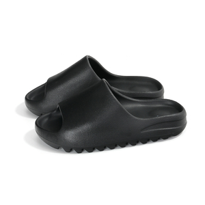 Logosuz Unisex Dış Mekan Terlikleri Tek Renk Erkek Günlük EVA Kalın Tabanlı Terlik Özel Kadın Terlikleri Yastıklamalı Hafif - Product Image 3