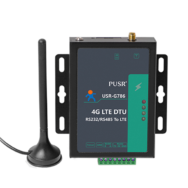 G786-EUX 4G M2M Cellular Modems Support Transmission RS232/RS485 and 4G Network Europe/Middle East/Africa/Korea/Thailand