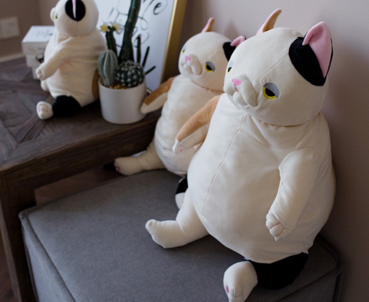 醜いメンレイジーキャットドールぬいぐるみソフトウェア愛らしい