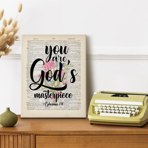 ภาพพิมพ์พระคัมภีร์คริสเตียนสำหรับห้องเด็กผู้หญิงห้องนอนของขวัญสำหรับลูกสาวผู้หญิง - Product Image 4