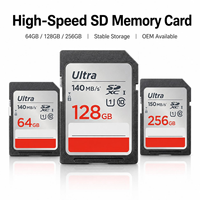Untuk Kartu Ultra SD 64GB 128GB 256GB SDXC UHS-I C10 U1 150MB/s Video Full HD Kamera DSLR GPS MP3 Ponsel Pasokan Langsung Pabrik