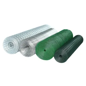 Wholesale Welded Fence Electrogalvanizing Zinc Coated Hot Dipped Galvanised Iron Welded Wire Mesh Roll for Animal Pet Cages