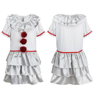 Déguisement carnaval fête Cosplay costumes enfants effrayant Clown <span class=keywords><strong>Costume</strong></span> Halloween tenue filles <span class=keywords><strong>Pennywise</strong></span> <span class=keywords><strong>Costume</strong></span> - Product Image 2