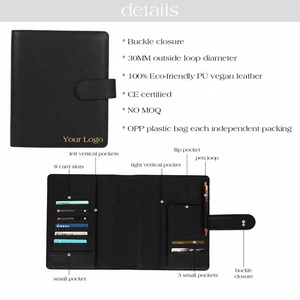 Hongbo superventas A5 cuaderno/Diario/planificador 8 colores suave cuero genuino encuadernado magnético hojas sueltas espiral organizador páginas - Product Image 6