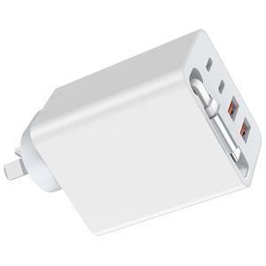 Hnt 50W เครื่องชาร์จ Gan USB แบบชาร์จเร็วสาย70ซม. หดได้ปลั๊ก au/uk/us/eu สำหรับ iPhone 17/16/15/14 PRO MAX - Product Image 1