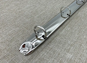 Fundas de Menú Grises para Restaurante, Fabricadas en Tela de Lino, Portamenús de Cuero Sintético A4 A5 con Anillas - Product Image 5