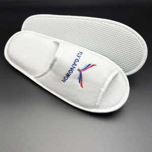 Chaussons jetables en éponge épaisse pour compagnies aériennes, première classe, pour adultes et enfants - Product Image 4